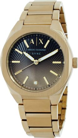 A|X Armani Exchange Sync Quartz Brown Dial Ladies Watch AX6031