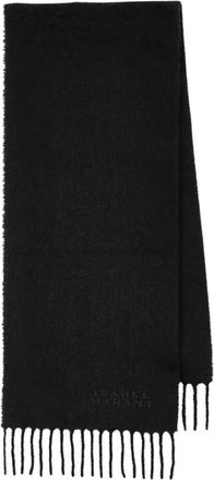 Isabel Marant Alpaca Firny Sjaal - Dames - Wintersjaals - Zwart - ONE Size - Accessoires