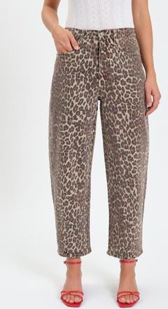 Daze Westward High Waist Ankle Barrel Leg Jeans in Cool Cat at Nordstrom Rack, Size 23