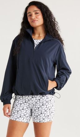 Zella Club Half Zip Pullover in Navy Sapphire at Nordstrom, Size X-Large