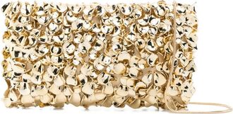SIMKHAI Reese beaded clutch - women - Plastic - One Size - Gold