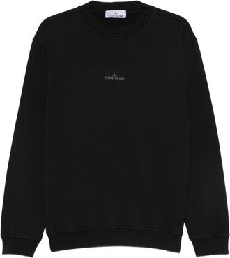 Stone Island S0195 BRANDED SWEATSHIRT Size: XXL, colour: BLACK