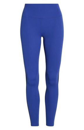 SPLITS59 Clare High Waist 7/8 Leggings in Black/cobalt at Nordstrom, Size X-Large