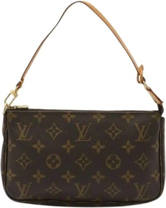 Louis Vuitton Pre-owned Shoulder Bags, female, Brown, Size: ONE SIZE Pre-owned Vintage Monogram Pochette