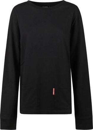 Dsquared2 Tops, Dames, Zwart, XS, Zwarte T-shirts en Polos