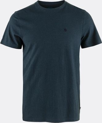 Fj&auml;llr&auml;ven Mens Fjallraven Mens Hemp Blend T-Shirt - Dark Navy 555 - Size: 40
