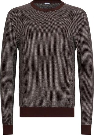 Malo Trui met ronde hals - Heren - Ronde hals truien - Bruin - M - Truien & Vesten