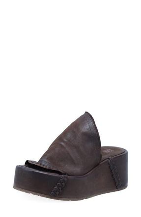 A.S.98 Marlon Platform Sandal in Brown at Nordstrom, Size 10.5-11Us