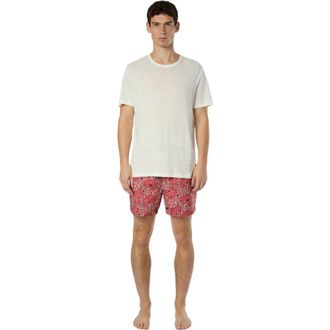 Onia Charles 5 Swim Trunk in Black Multi at Nordstrom, Size X-Large