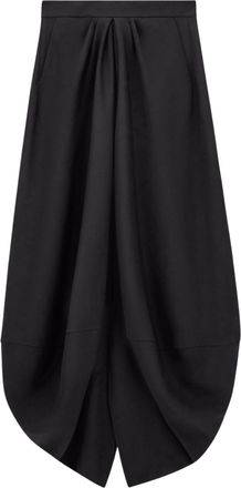 Giorgio Armani Black Balloon Pleated Skirt
