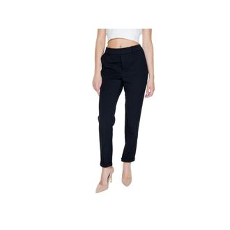Vero Moda Slim-fit Trousers, female, Black, Size: 2XL L32 Straight Leg Trousers