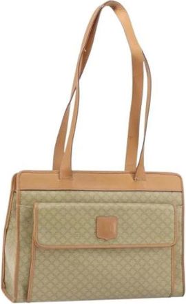 Celine Pre-owned Shoulder Bags, female, Beige, Size: ONE SIZE Pre-owned Vintage Shoulder Bag