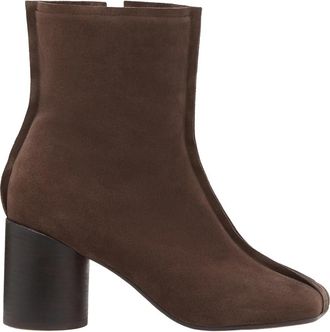 Maison Margiela Anatomische laarzen met stikselneus - Dames - Laarzen met Hak - Bruin - 37 1/2 EU - Leer - Schoenen