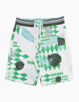 Versace Mens Versace Jeans Neoprene Optical Shorts White - Size: 33/32/32
