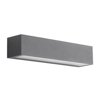 Arcchio Arcchio L&aacute;mpara De Pared Exterior lengo En Gris Aluminio