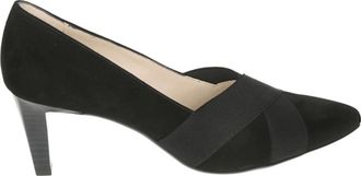 Peter Kaiser Schoenen, Dames, Zwart, 39 EU, Suède, Zwarte Suède Pumps