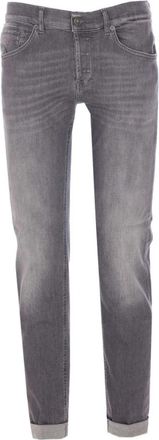 Dondup George Jeans - Heren - Slim Fit Jeans - Grijs - W30 - Katoen - Jeans
