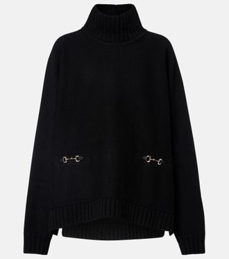 Gucci Horsebit wool-blend turtleneck sweater