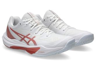 Asics Sky Elite FF 3 Womens Volleyball Shoes White/Morganite : 11.5 B - Medium, Synthetic
