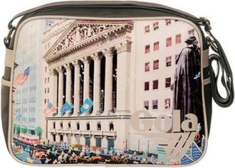 Gola Shoulder Bags, female, Gray, Size: ONE SIZE Gray Fabric Handbag with Shoulder Strap