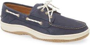 Sperry Top-Sider Billfish 3-Eye Boat Shoe in Navy Leather Nubuck at Nordstrom Rack, Size 11.5