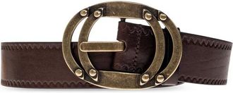 Dsquared2 Leren Riem met Gesp - Heren - Accessoires - Bruin - Maat: 100 CM Leer