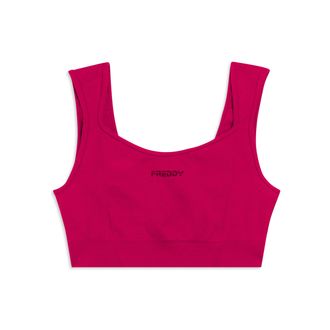 Freddy Top sportivo seamless con scollo a cuore e supporto leggero