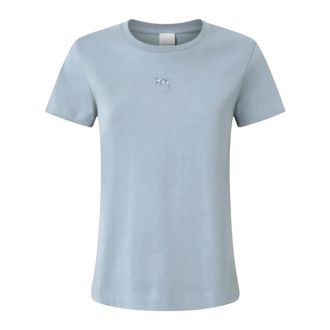Pinko T-Shirts, female, Blue, Size: XS Bussolotto T-shirt