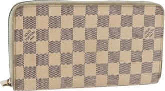 Louis Vuitton Pre-owned Wallets, female, White, Size: ONE SIZE Pre-owned Canvas Wallet