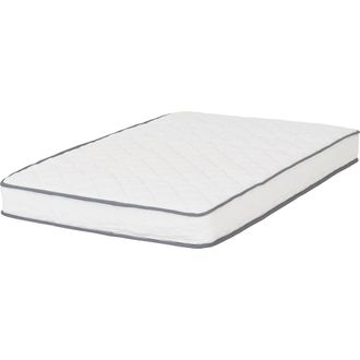 Seconique Yasmin 46 Roll-Up Mattress 18cm (Bonnel Spring) in White | Size: Double