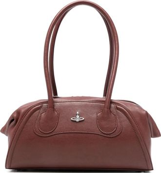 Vivienne Westwood Shirley Small Holdall - Dames - Schoudertassen - Bruin - ONE Size - Leer - Tassen