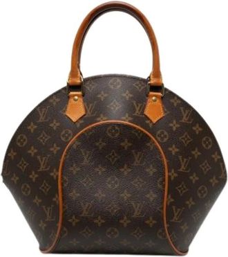 Louis Vuitton Pre-owned Ellipse Handbag - Dames - Vintage Handtas - Bruin - ONE Size - Vintage