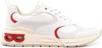 Ferragamo Cosimina Low-Top Sneakers, Size 10.5