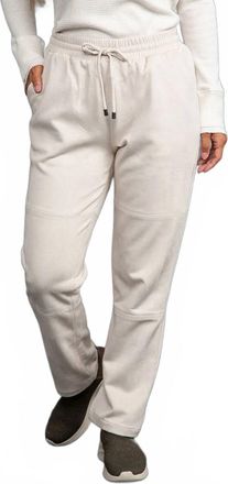 Tribal Suede Pull-On Pant In Eggshell