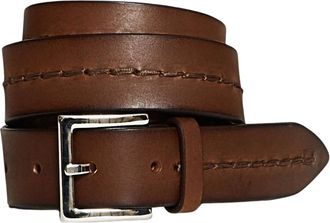 Orciani Accessoires, Heren, Bruin, 105 CM, Leer, Gebrande Kleur Leren Riem