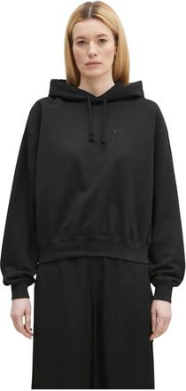Yohji Yamamoto Felpa con cappuccio boxy in french terry - - Sweatshirts & Hoodies - Donna - Nero - M