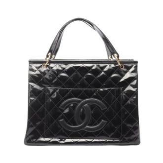 Chanel Pre-owned Handbags, female, Black, Size: ONE SIZE Pre-owned Matelasse Tote Bag