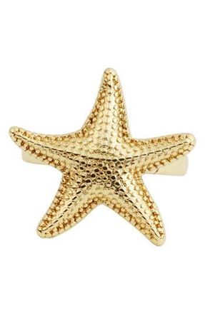 Panacea Starfish Adjustable Ring in Gold at Nordstrom Rack, Size 9