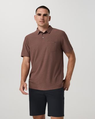 Vuori Clothing Ace Polo | Slate Rock | Large