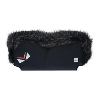 Fendi Accessoires, Heren, Blauw, ONE Size, Polyester, Kinderwagen Handwarmers