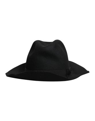 Dolce & Gabbana HAT9751 Wide Brim Fedora - Black