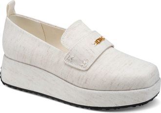 DKNY Sable Wedge Loafer in Ivory at Nordstrom, Size 7.5