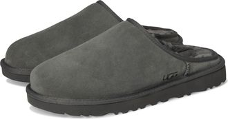 UGG Mens Classic Slip-On Slippers, gray, 6 UK