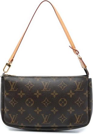 Louis Vuitton Pre-owned Shoulder Bags, female, Brown, Size: ONE SIZE Pre-owned Classic Printed Top Handle Bag
