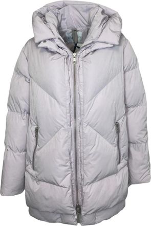 BLONDE No.8 Glad jack met capuchon - Dames - Winterjassen - Wit - L - Polyester - Jassen