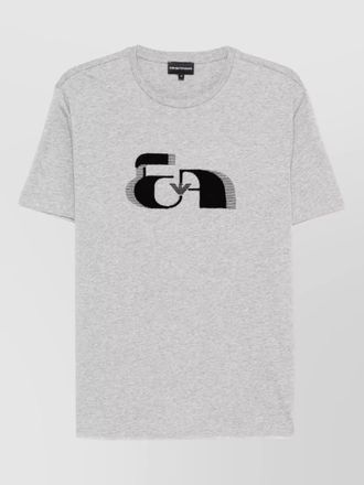 Emporio Armani cotton t shirt short sleeves crew neck graphic