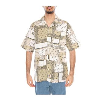 Dickies Glandorf Shirt SS - Heren - Korte mouwen Overhemden - Veelkleurig - S - Katoen - Overhemden