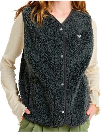 Roxy Iconic Town Vest Fleecegilet f&uuml;r Damen | schwarz
