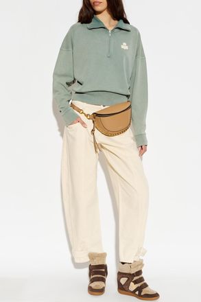 Isabel Marant Ross Sweatshirt, Womens, Green