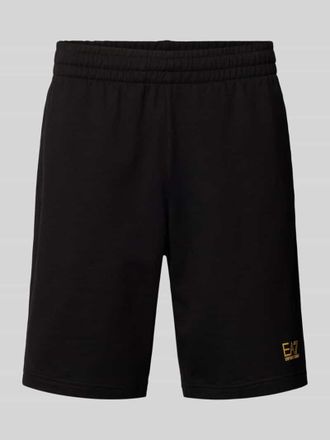 Emporio Armani Shorts mit elastischem Bund und Logo in Black, Gr&ouml;&szlig;e XXXL